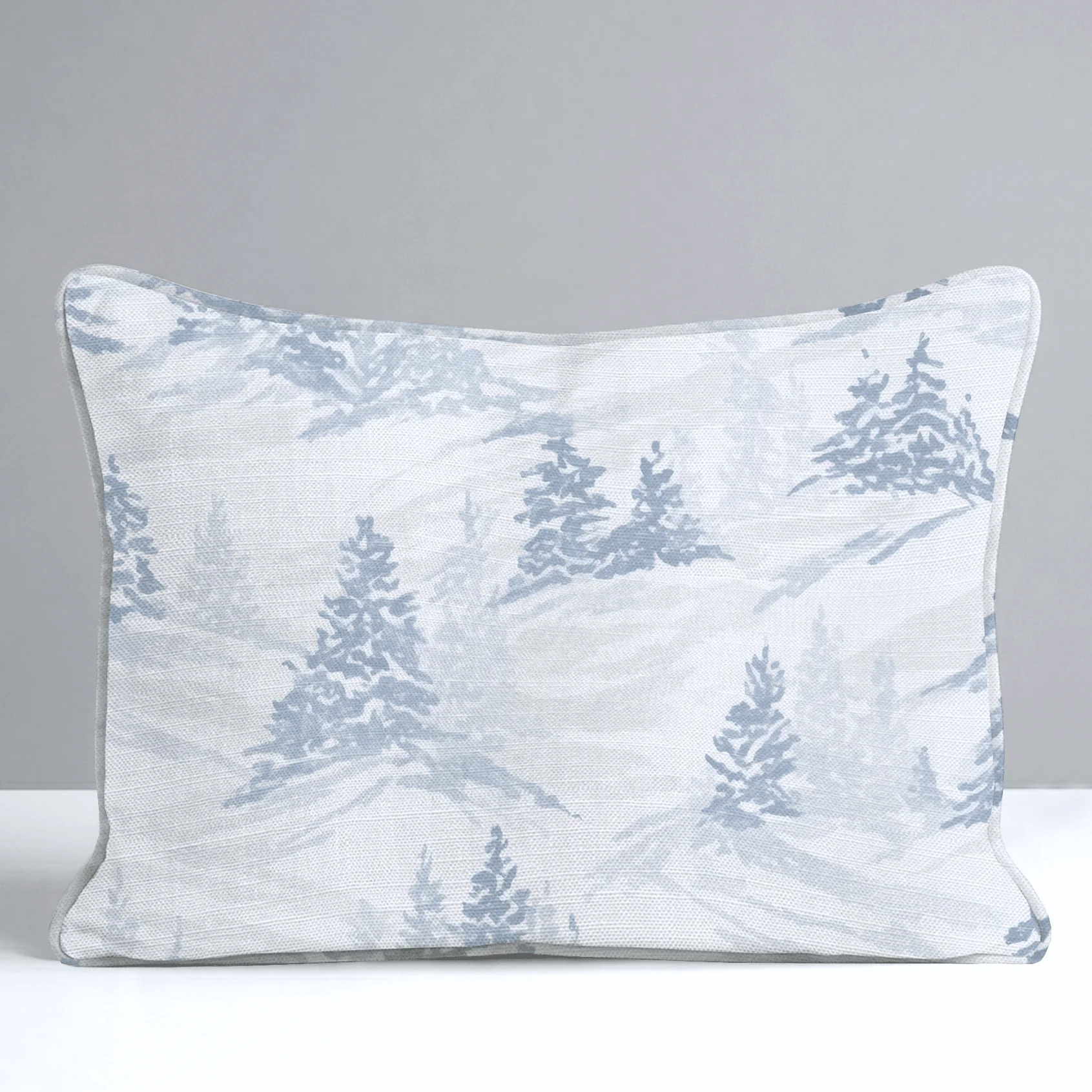 Snowy Slopes Throw Pillow - Image 7