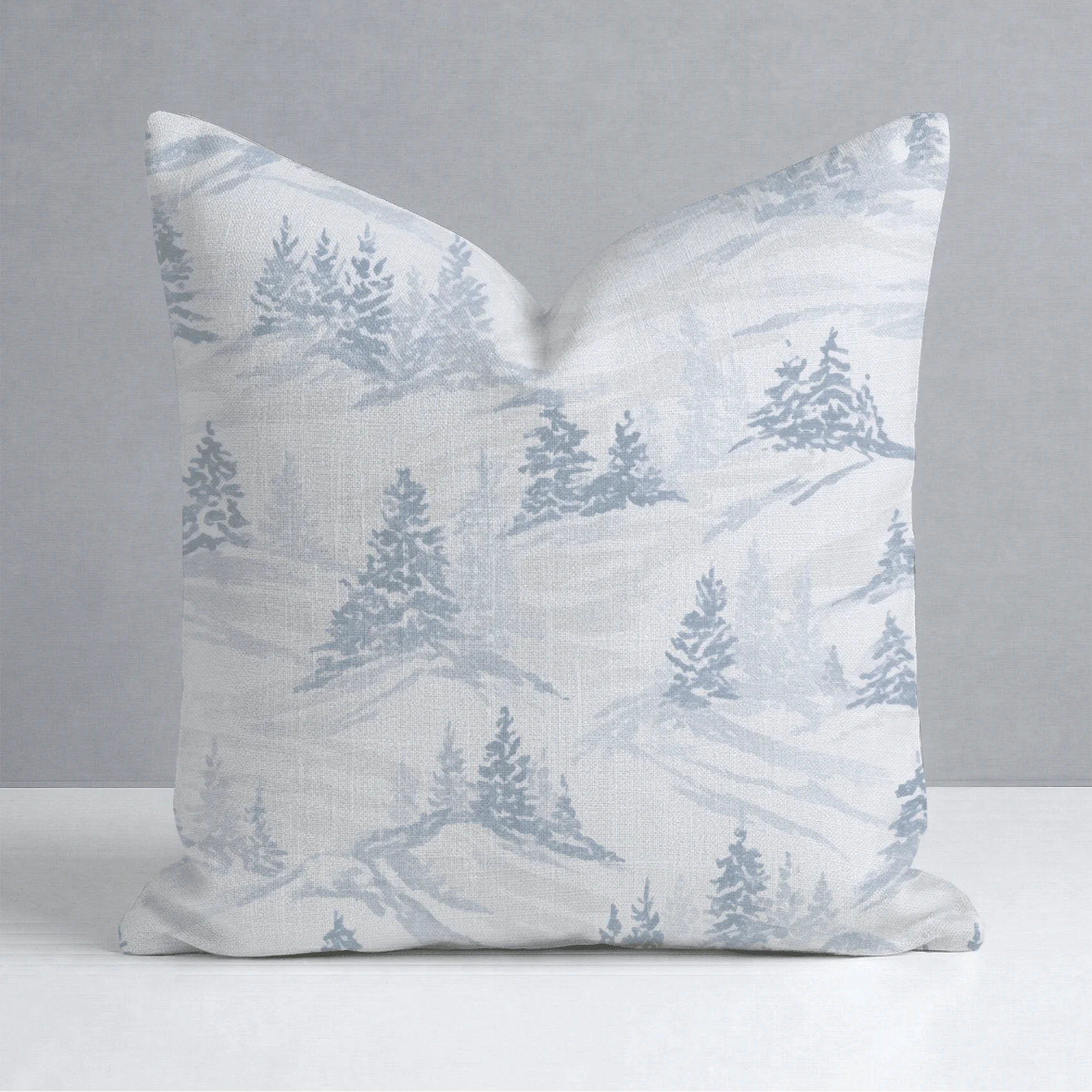 Snowy Slopes Throw Pillow - Image 8