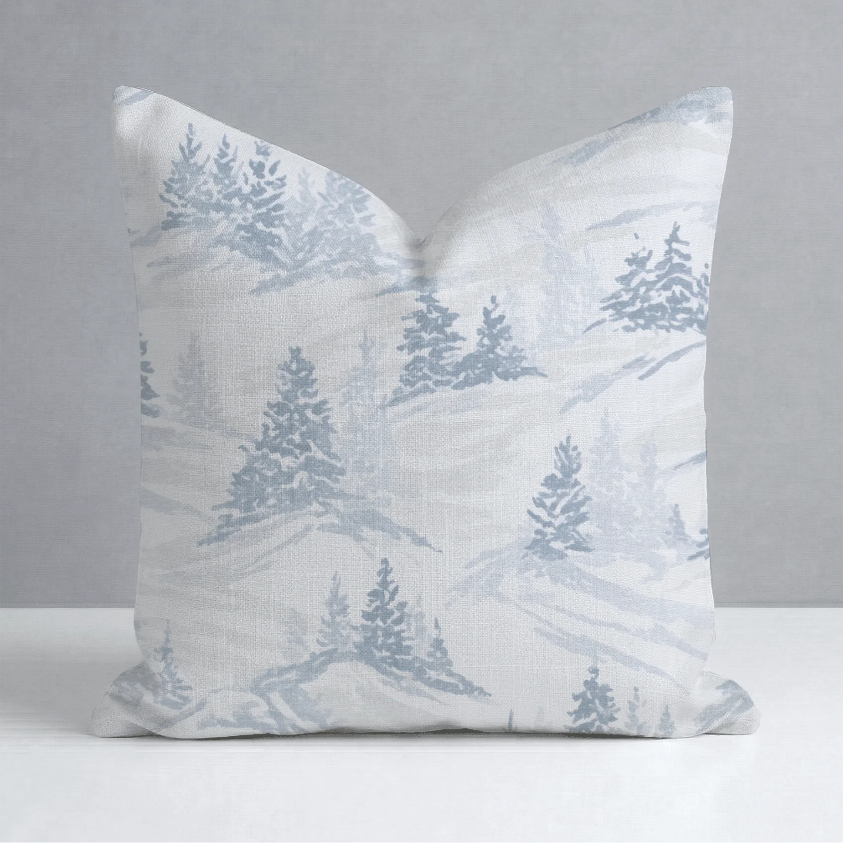 Snowy Slopes Throw Pillow - Image 9