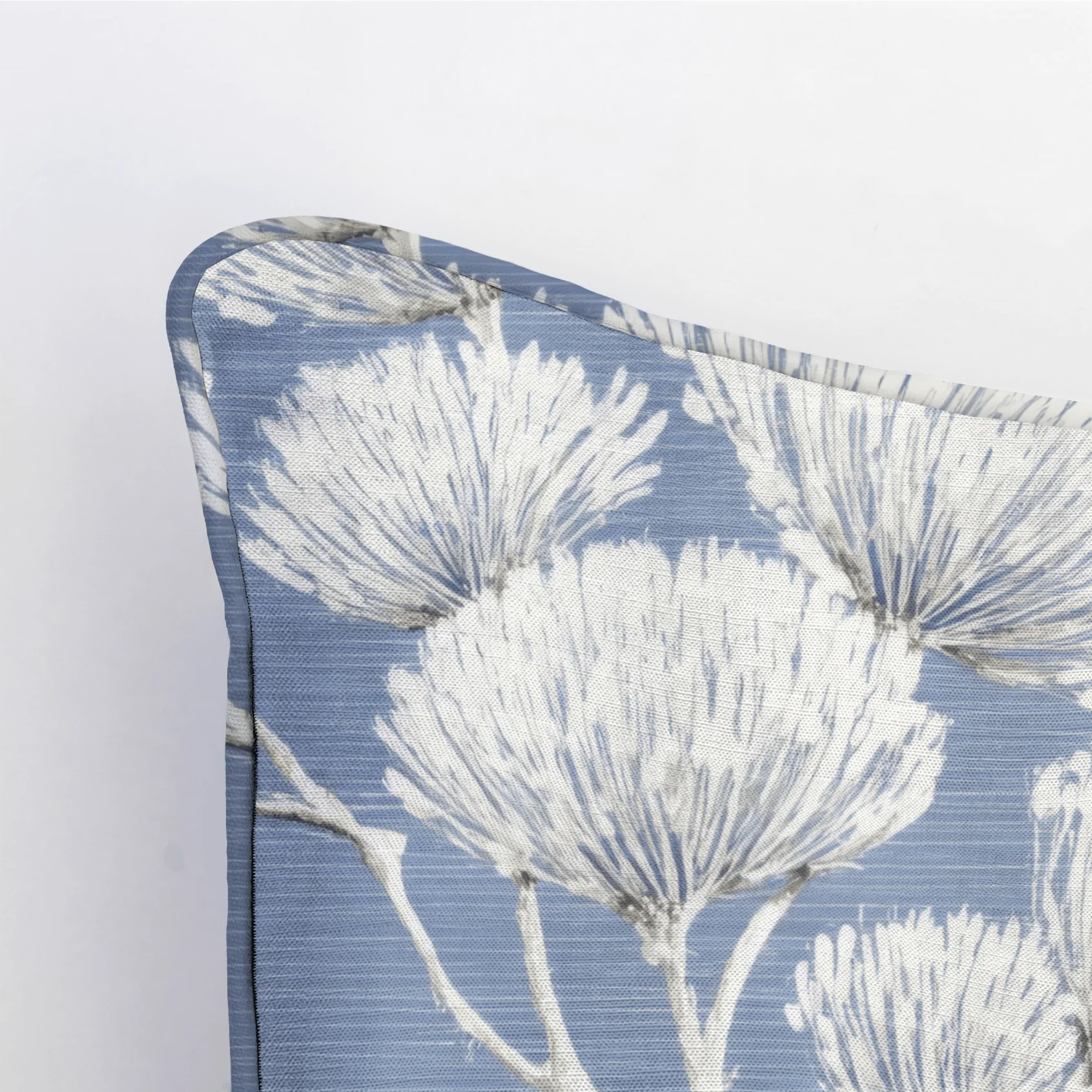 Stormy Silk Throw Pillow - Image 4