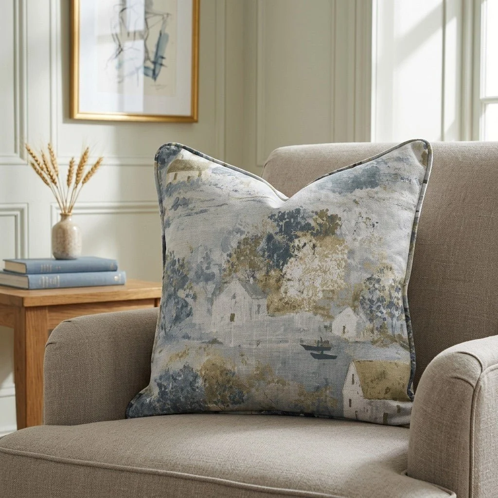 Storybook Green Throw Pillow - Image 2