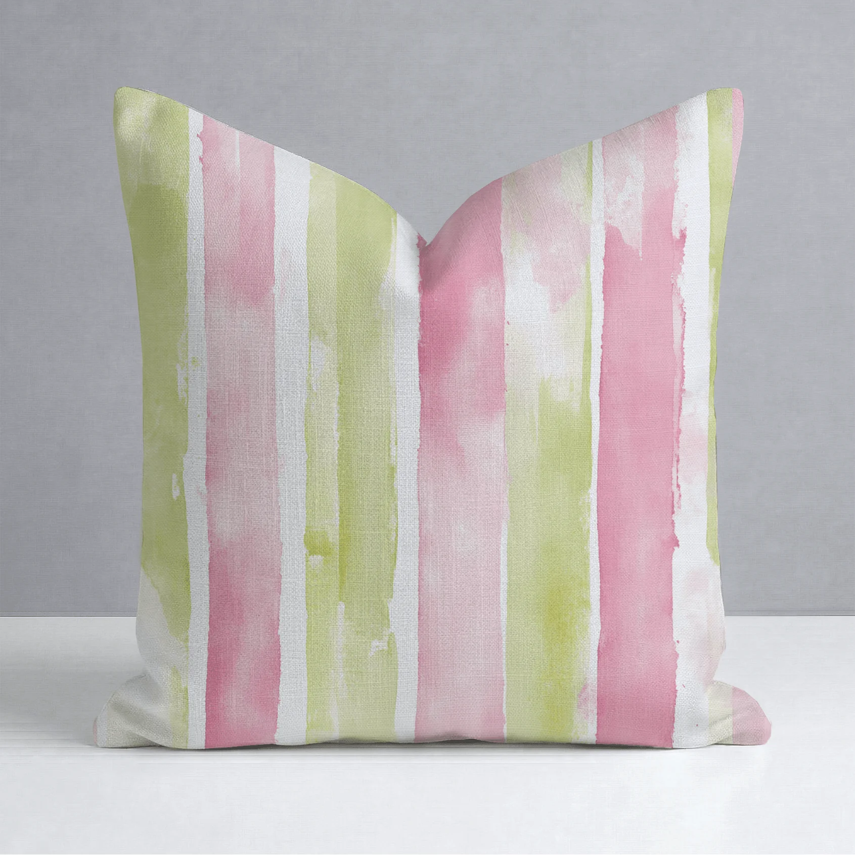 Striped Meadow Throw Pillow - Image 9