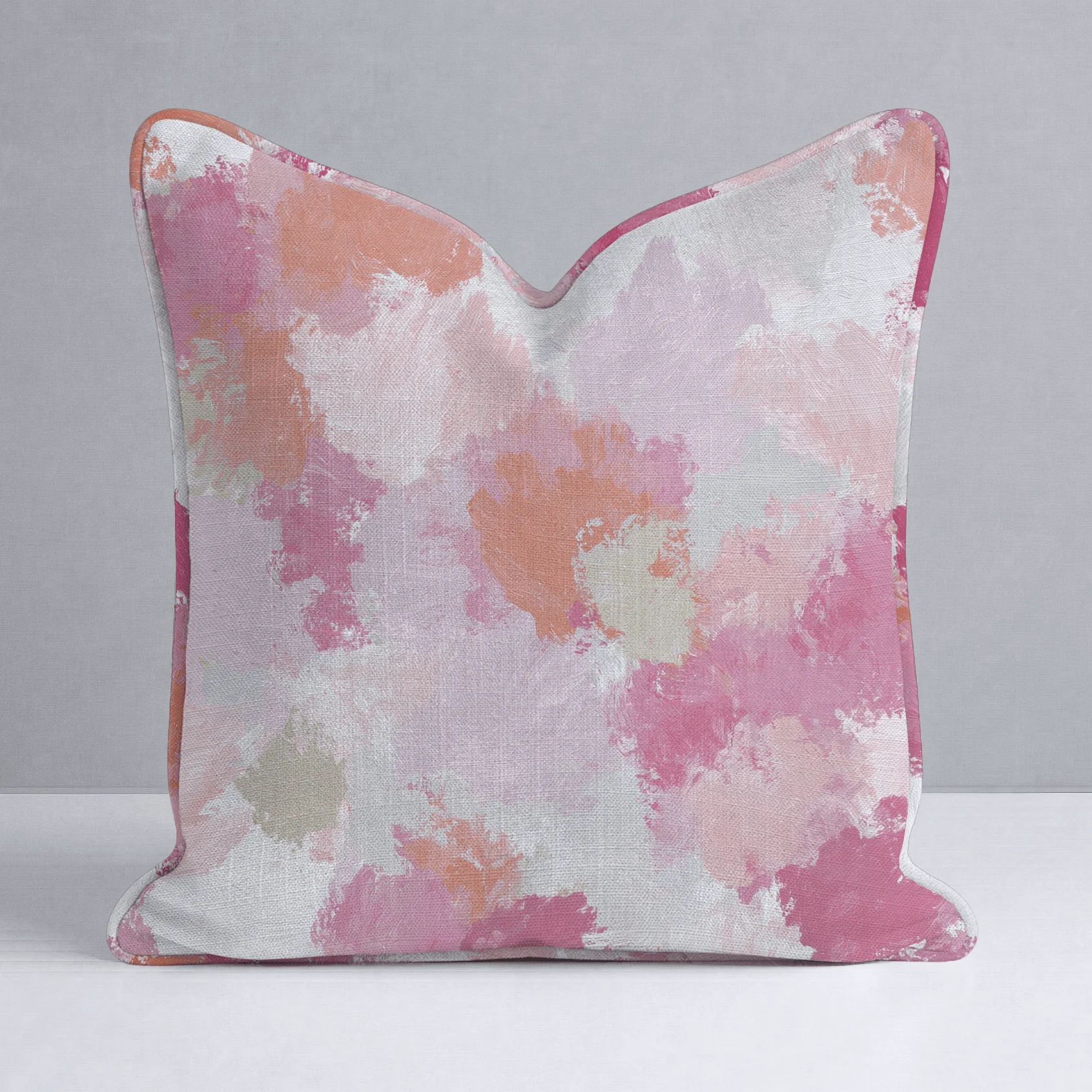 Sunset Swirl Throw Pillow