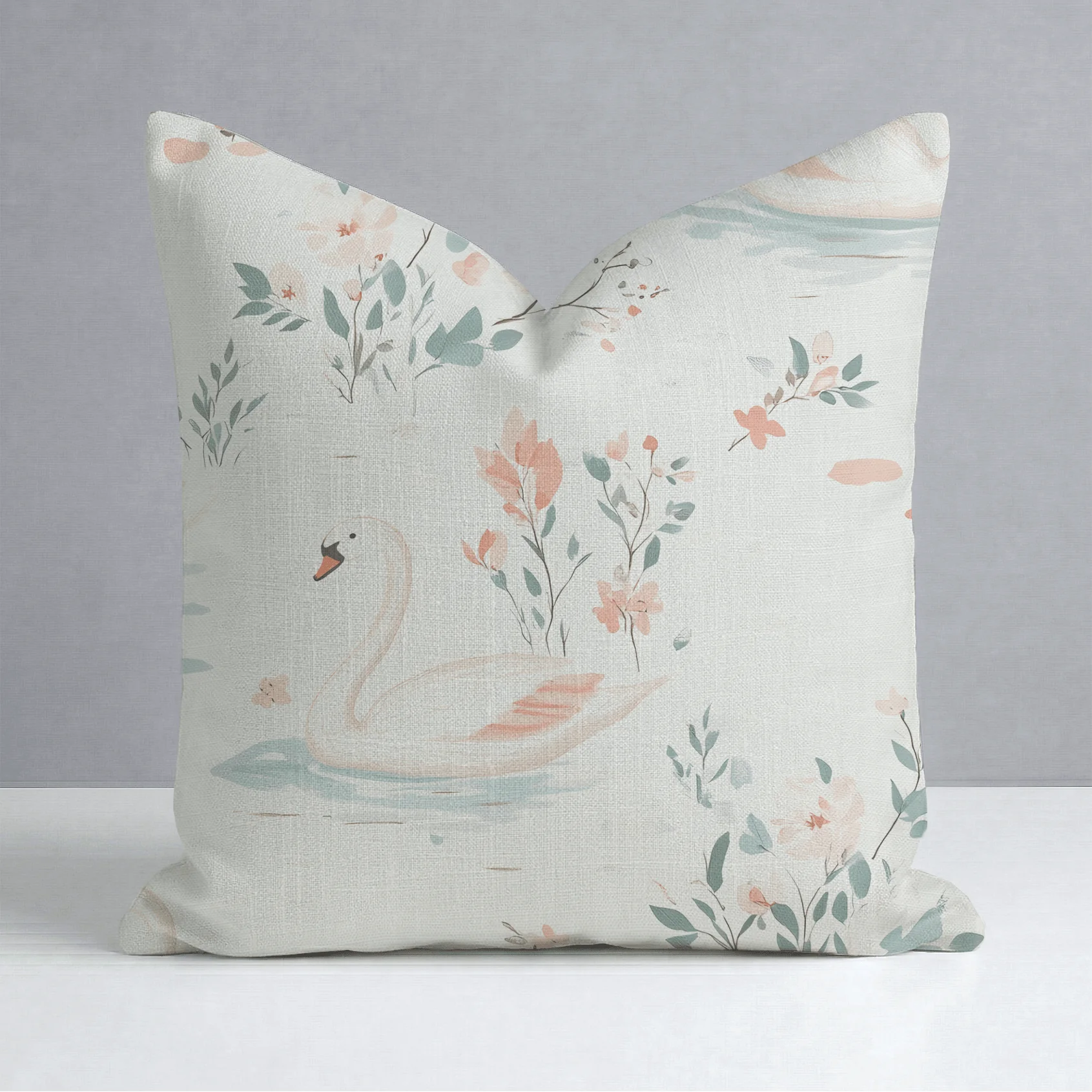 Swan Lake Throw Pillow - Image 11