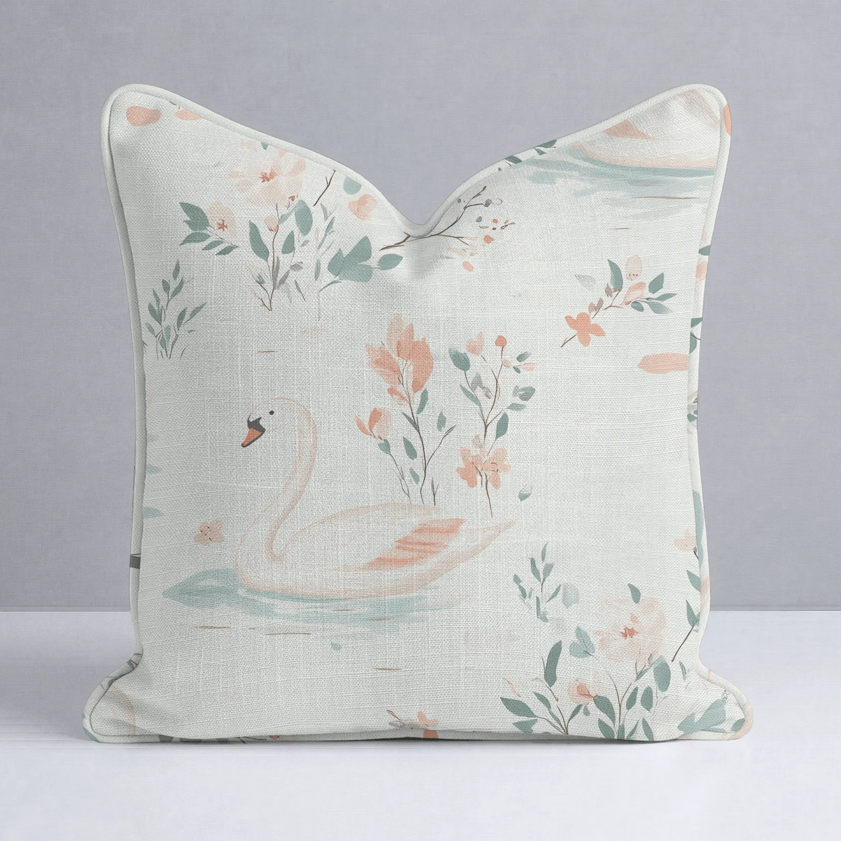 Swan Lake Throw Pillow - Image 12