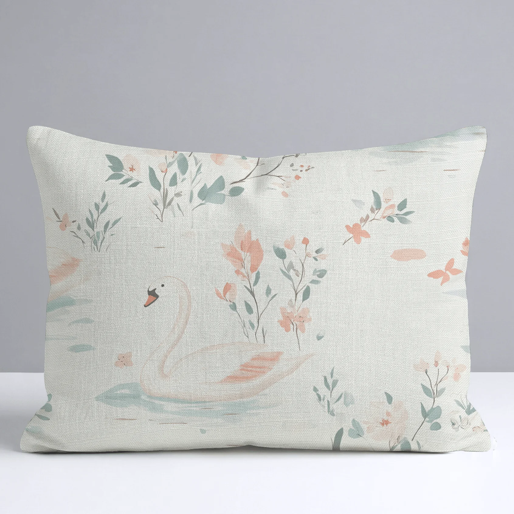 Swan Lake Throw Pillow - Image 6