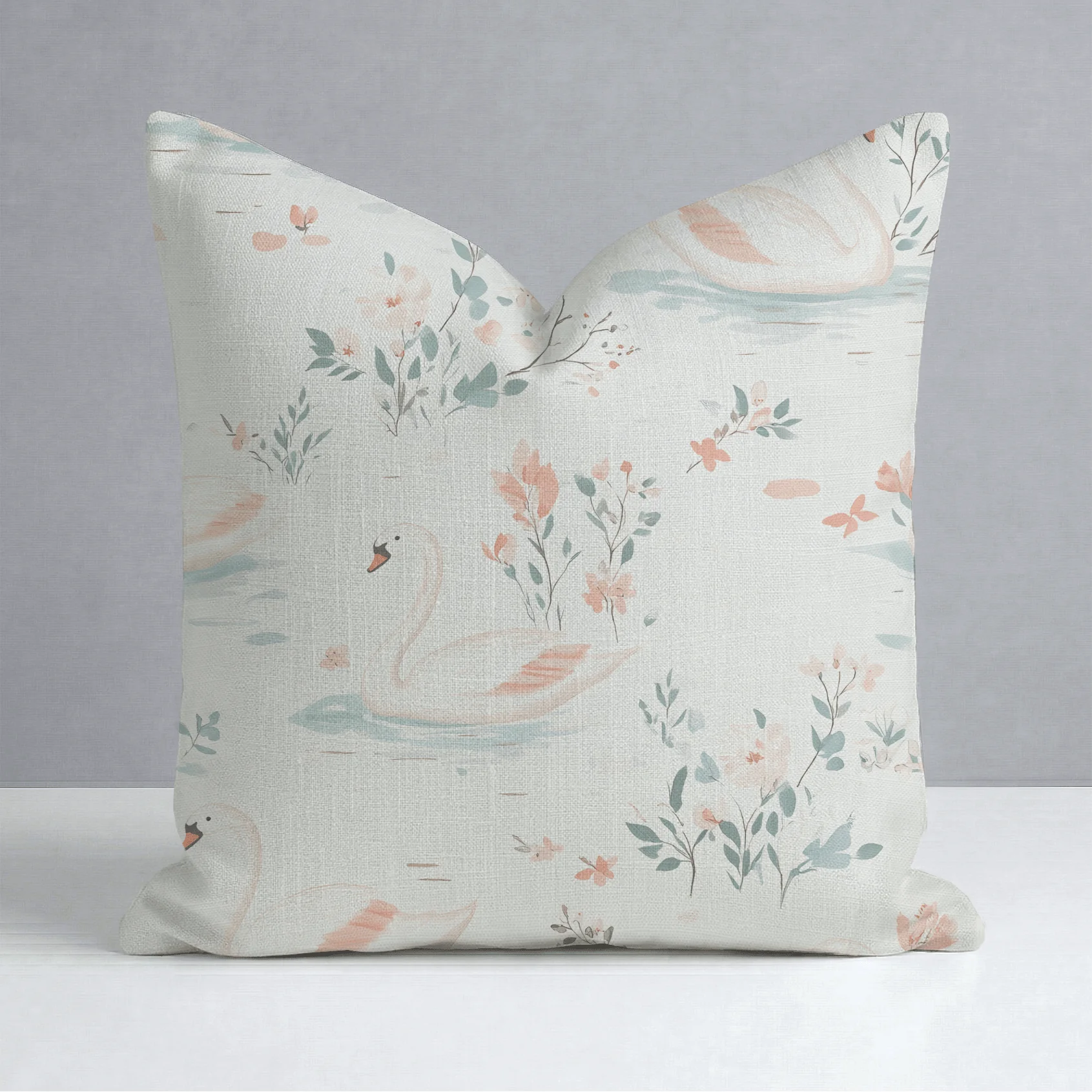 Swan Lake Throw Pillow - Image 8