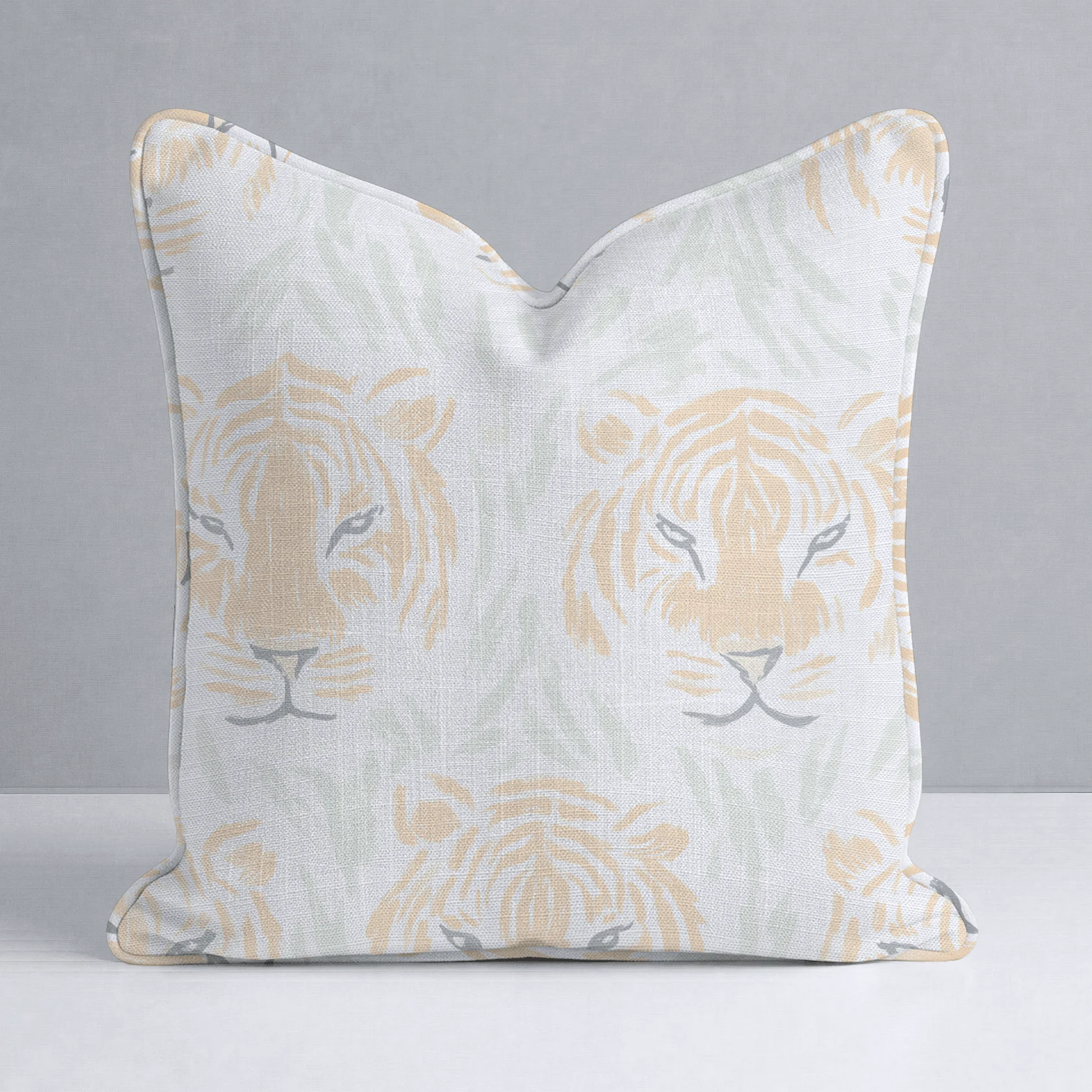 Tara Tigers Throw Pillow
