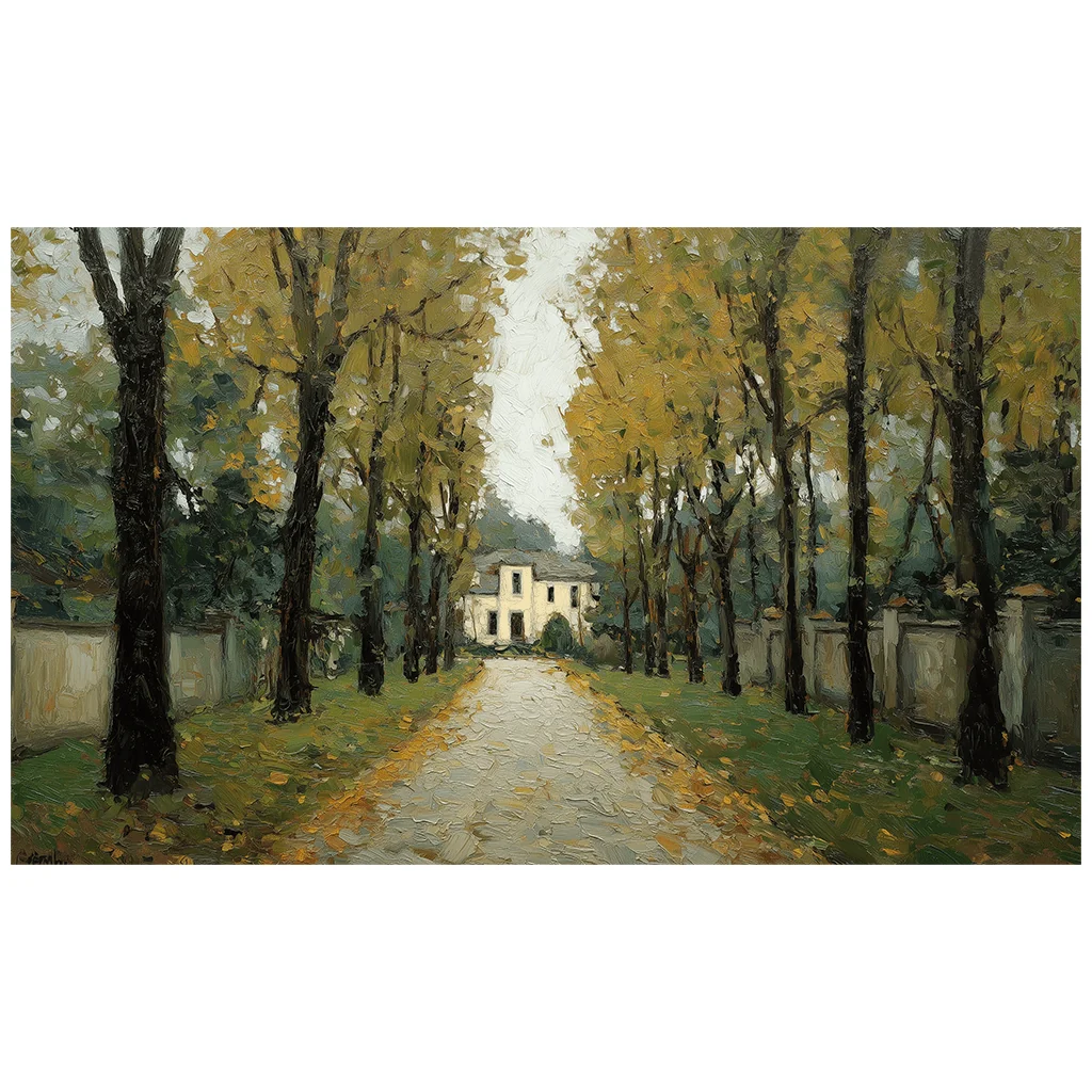 The Manor Driveway - Tapestry - Image 4