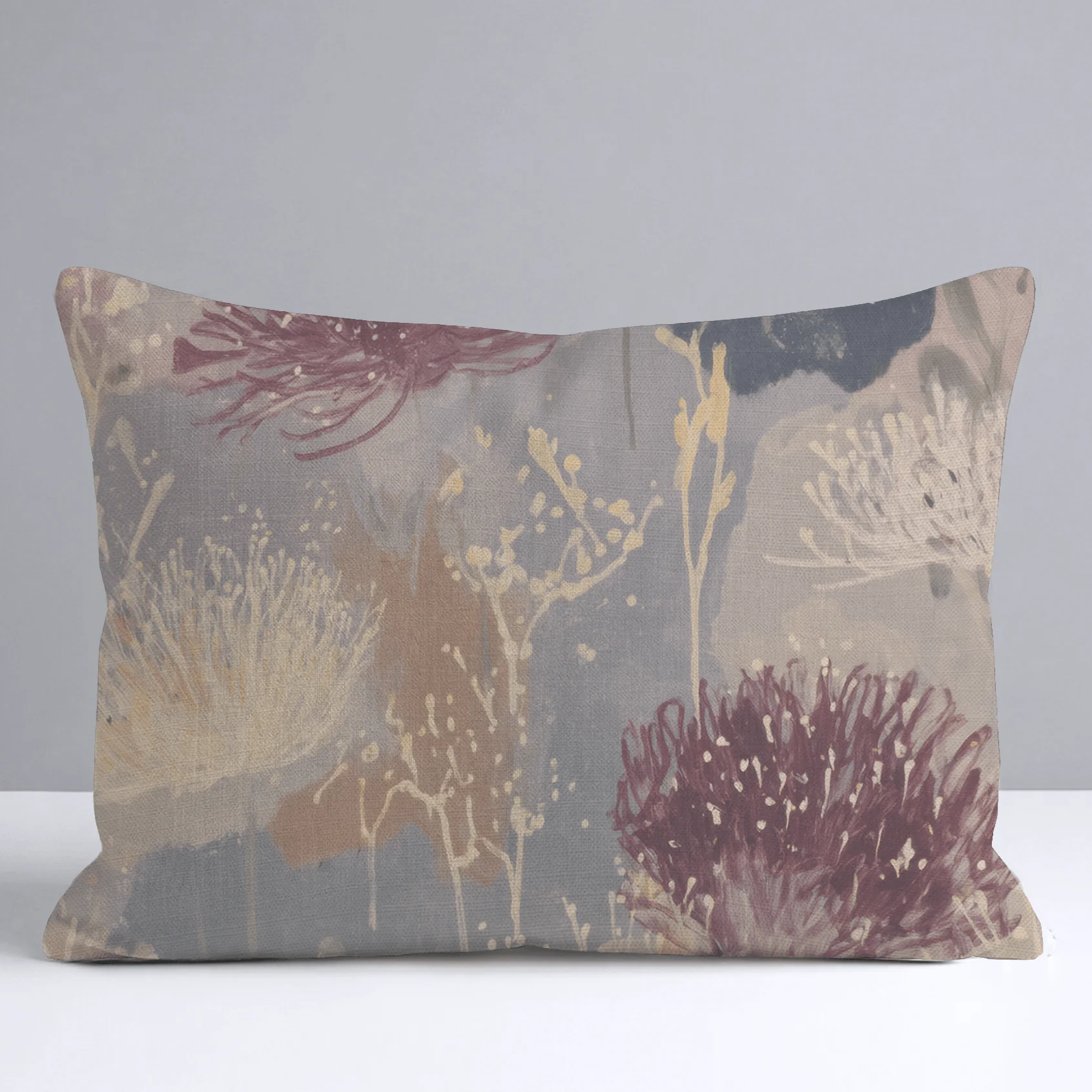 The Muted Meadow Throw Pillow - Image 6