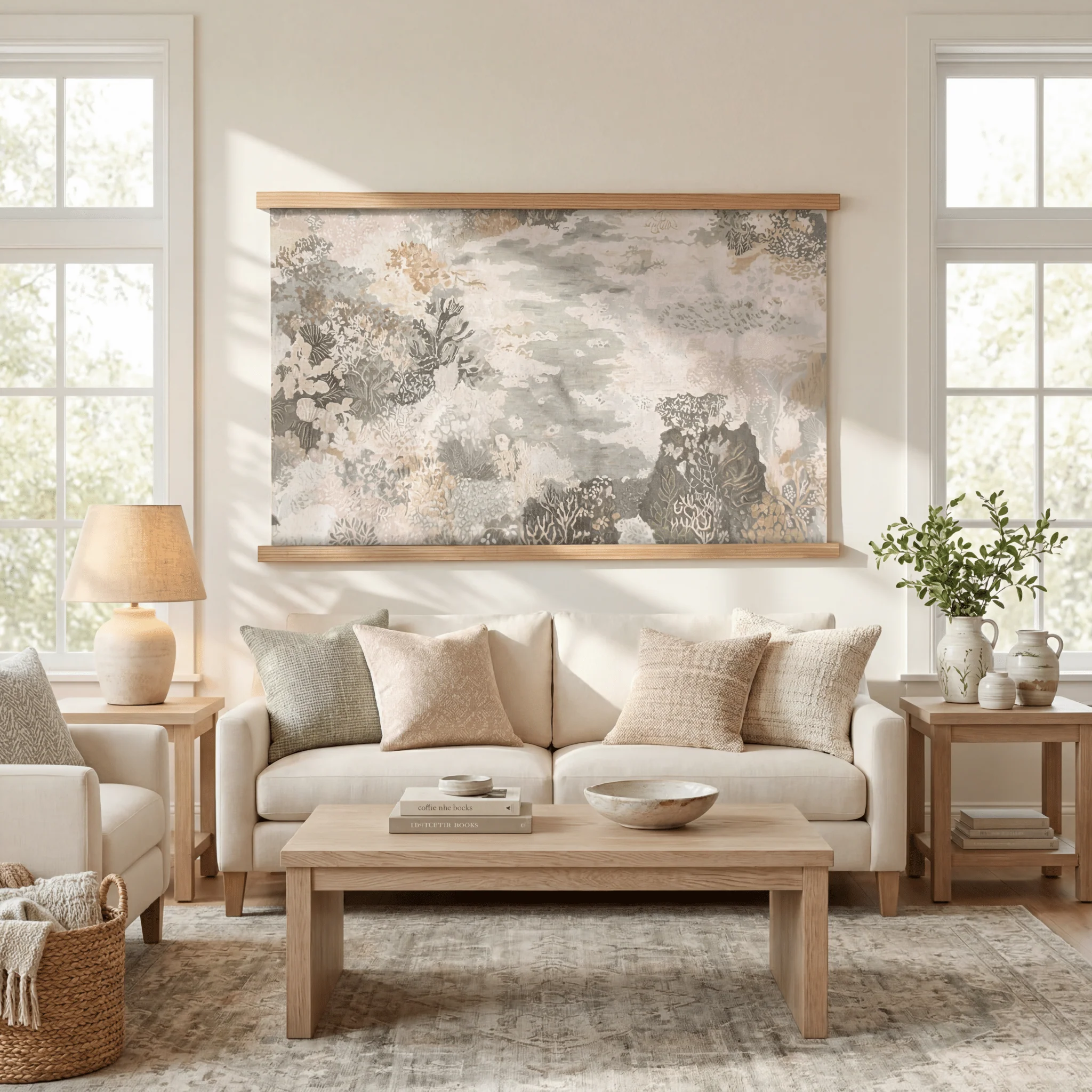 The Path (Gray) - Tapestry - Image 2