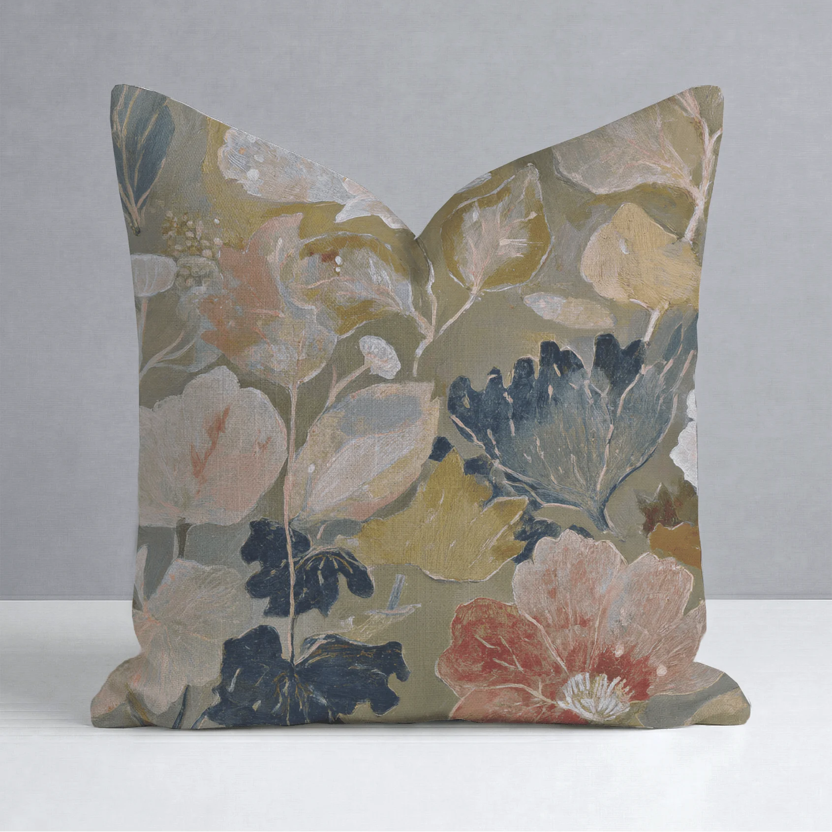 The Quiet Petal Throw Pillow - Image 11