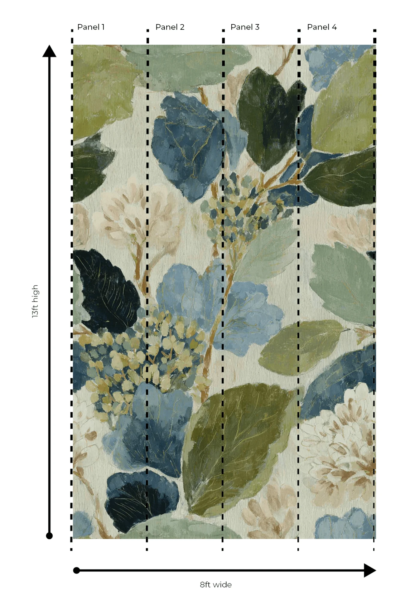 The Silk Garden - Wall Mural - Image 3