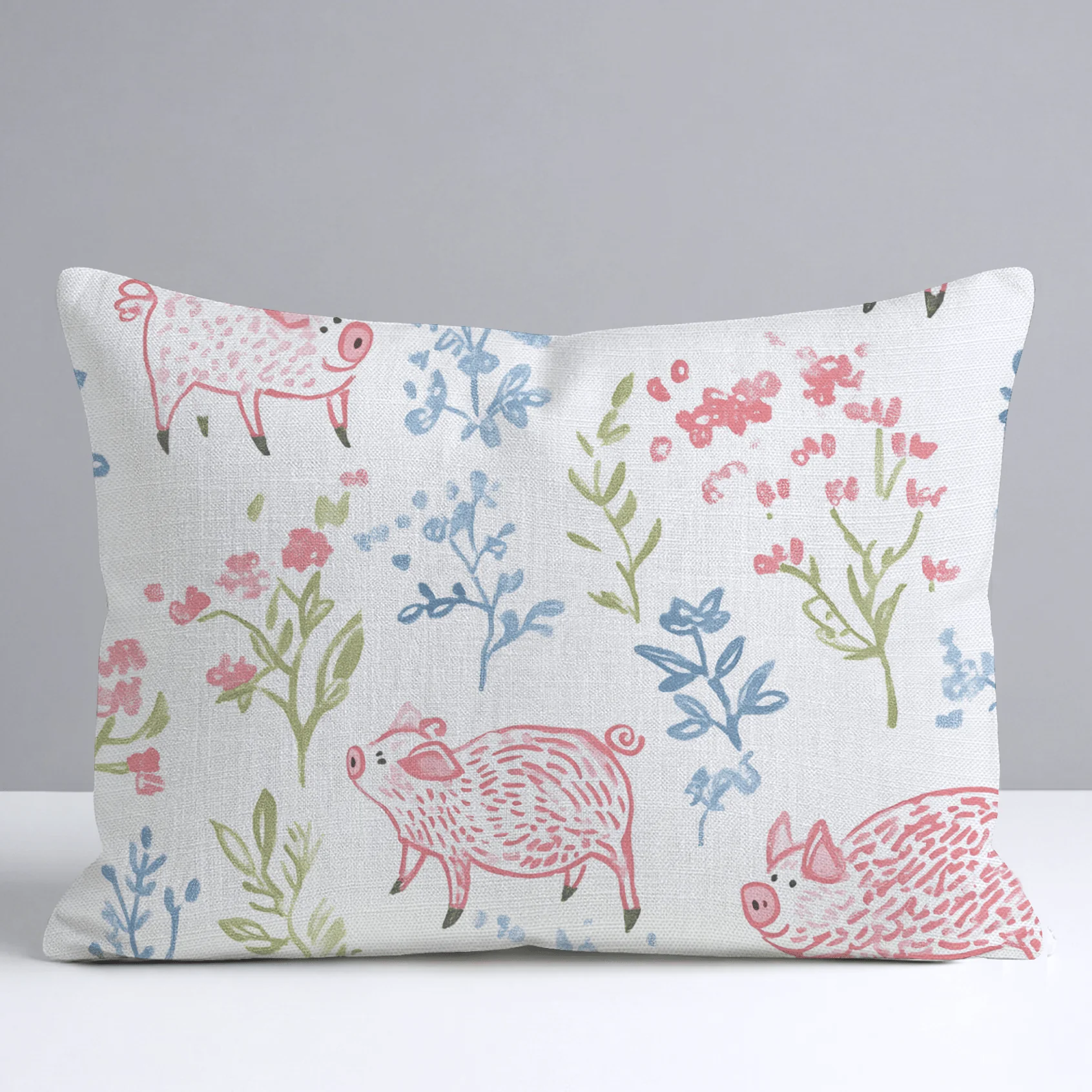 These Piggies Throw Pillow - Image 6