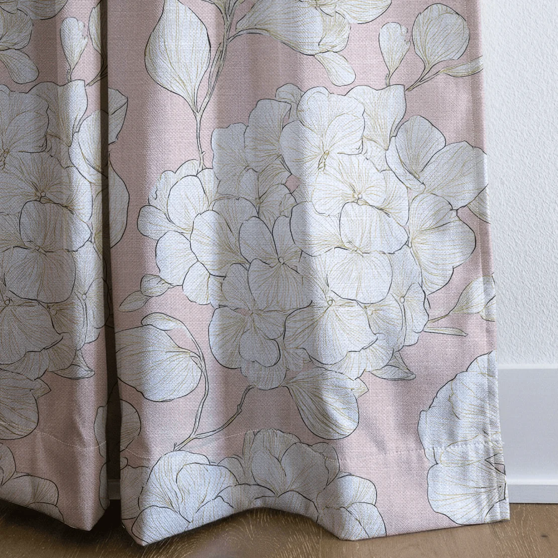 Think Pink Hydrangea - Drapery