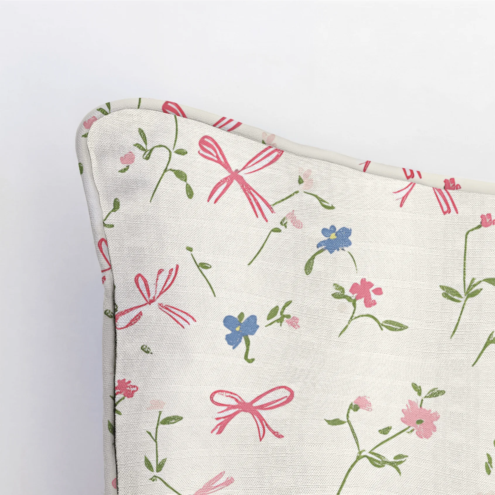 Timeless Ribbons Throw Pillow - Image 4