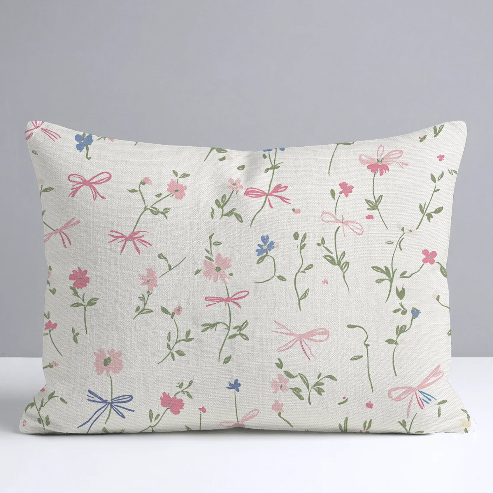 Timeless Ribbons Throw Pillow - Image 6