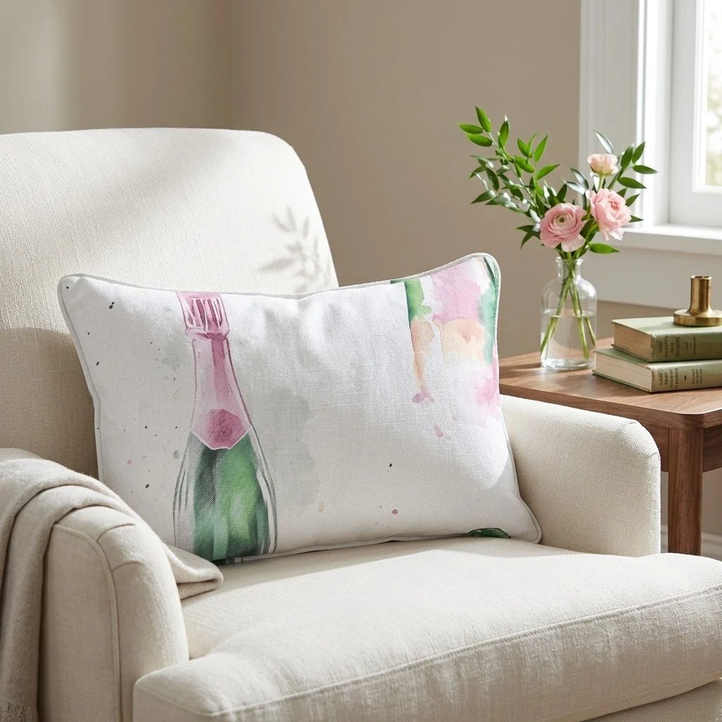 Toasty & Tipsy Throw Pillow - Image 3