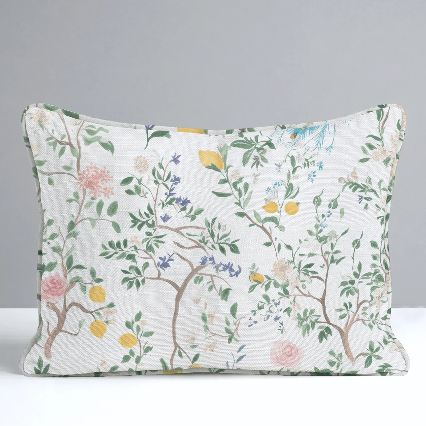 Tropical Peacock Throw Pillow - Image 7