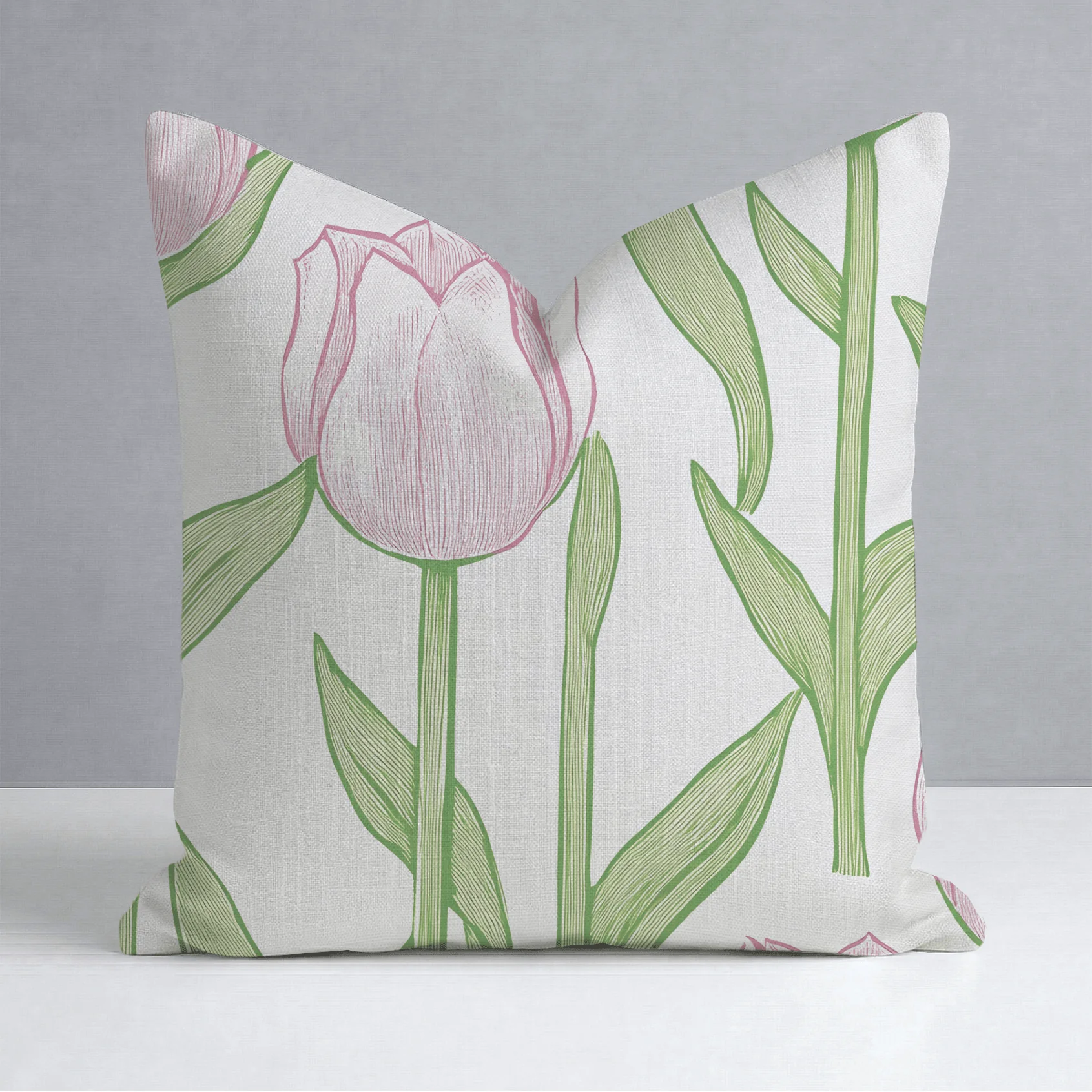 Tulip Meadow Throw Pillow - Image 10