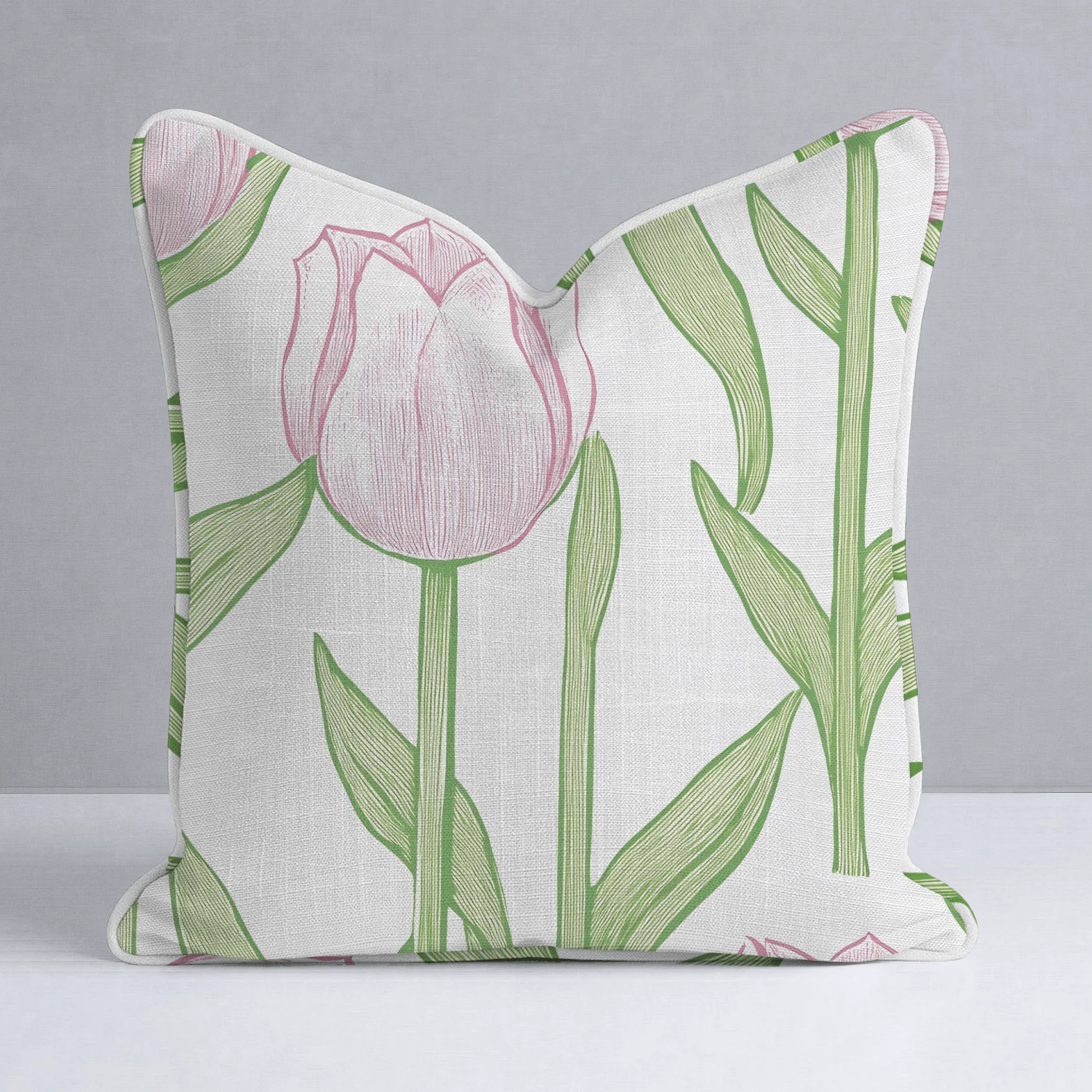 Tulip Meadow Throw Pillow - Image 11