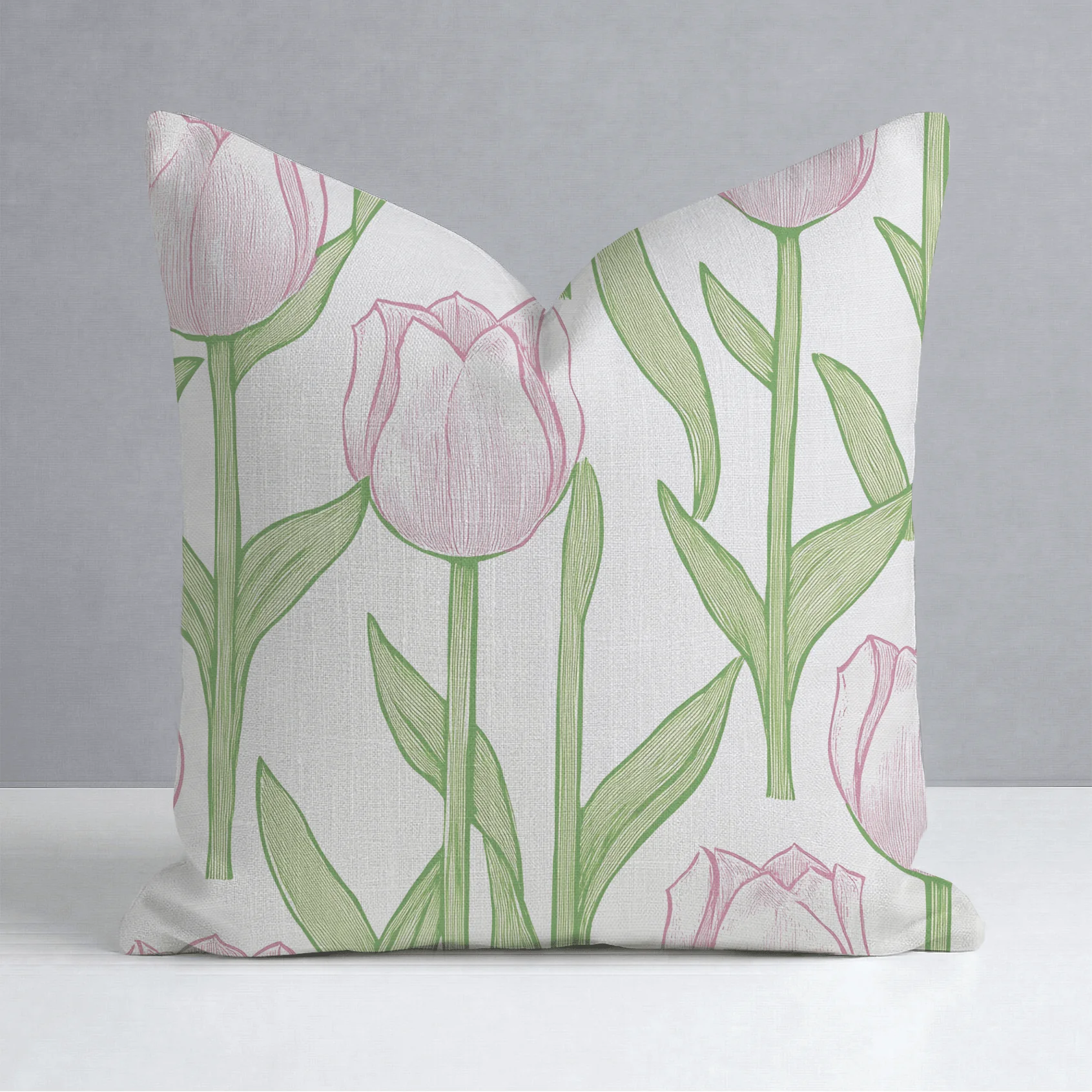 Tulip Meadow Throw Pillow - Image 7