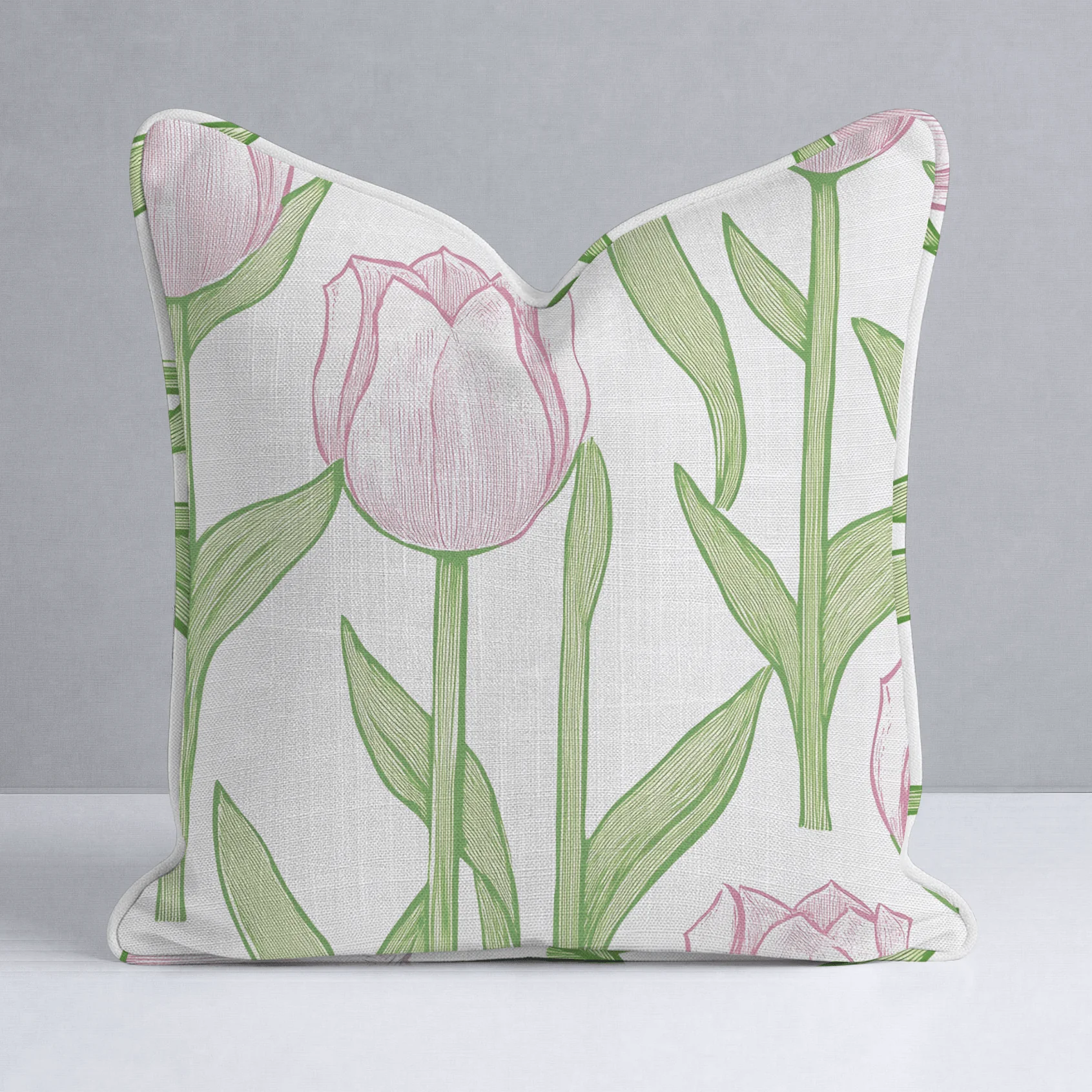 Tulip Meadow Throw Pillow - Image 9