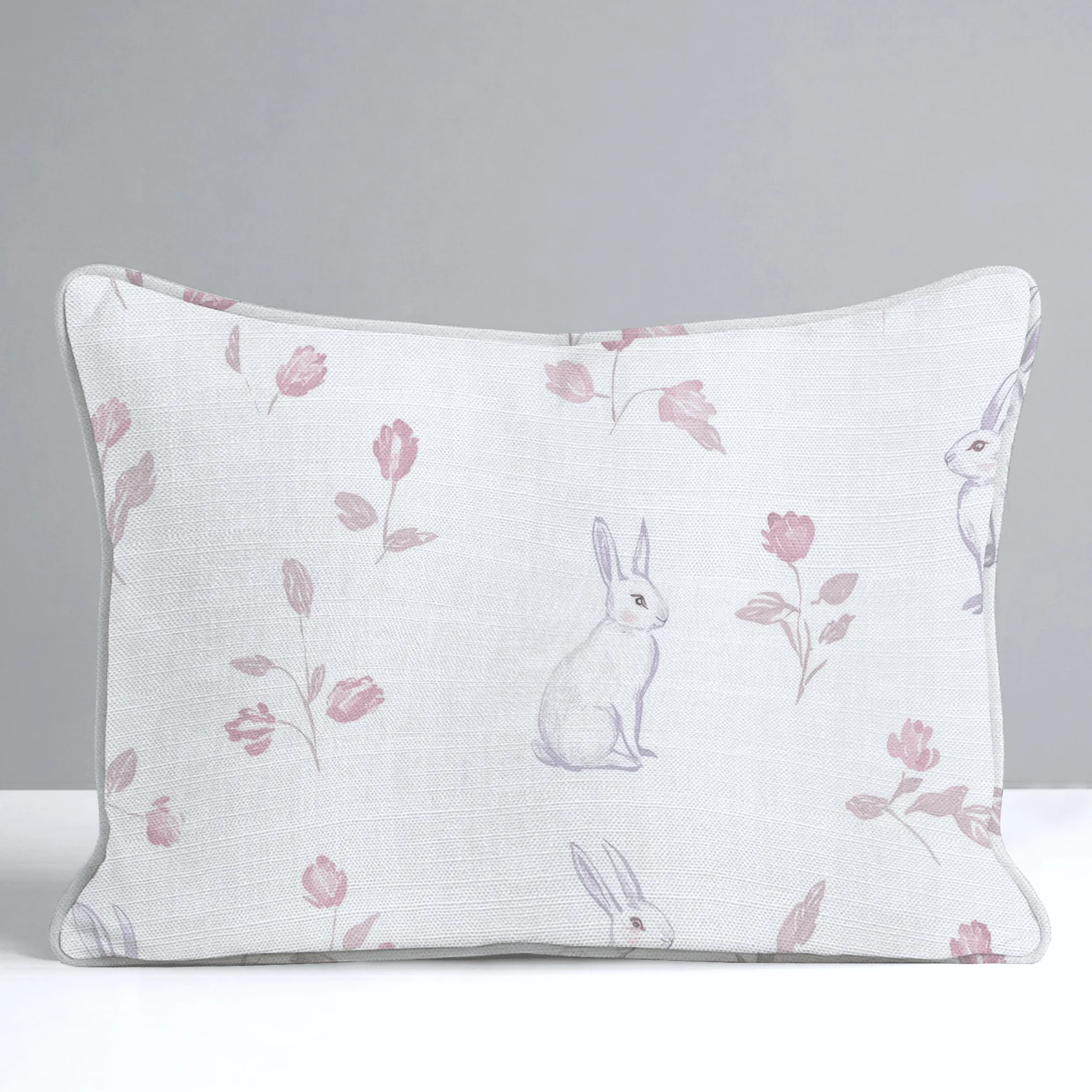 Tulips & Tails Throw Pillow - Image 7