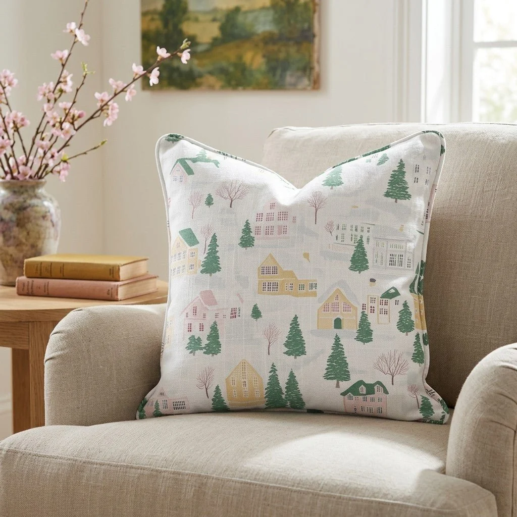 Vail Village Throw Pillow - Image 2