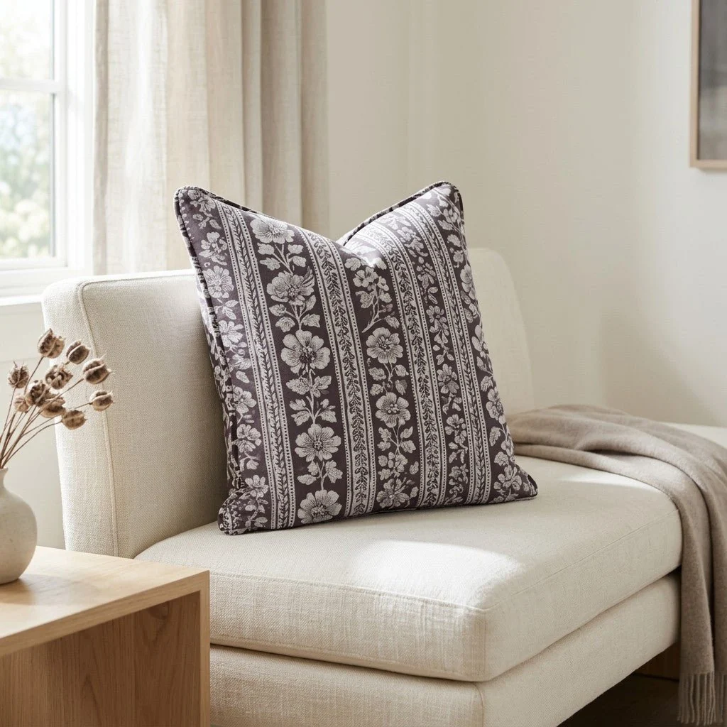 Weathered Garden Throw Pillow - Image 2