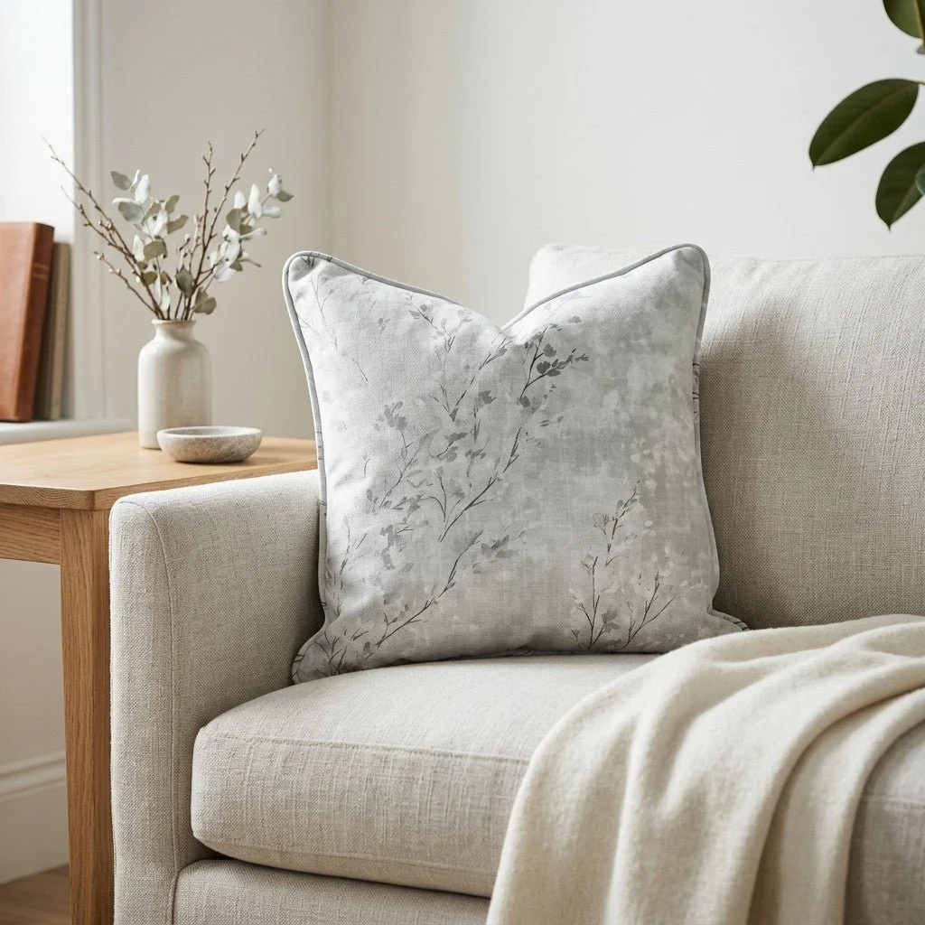 Whispers of Winter Throw Pillow - Image 2