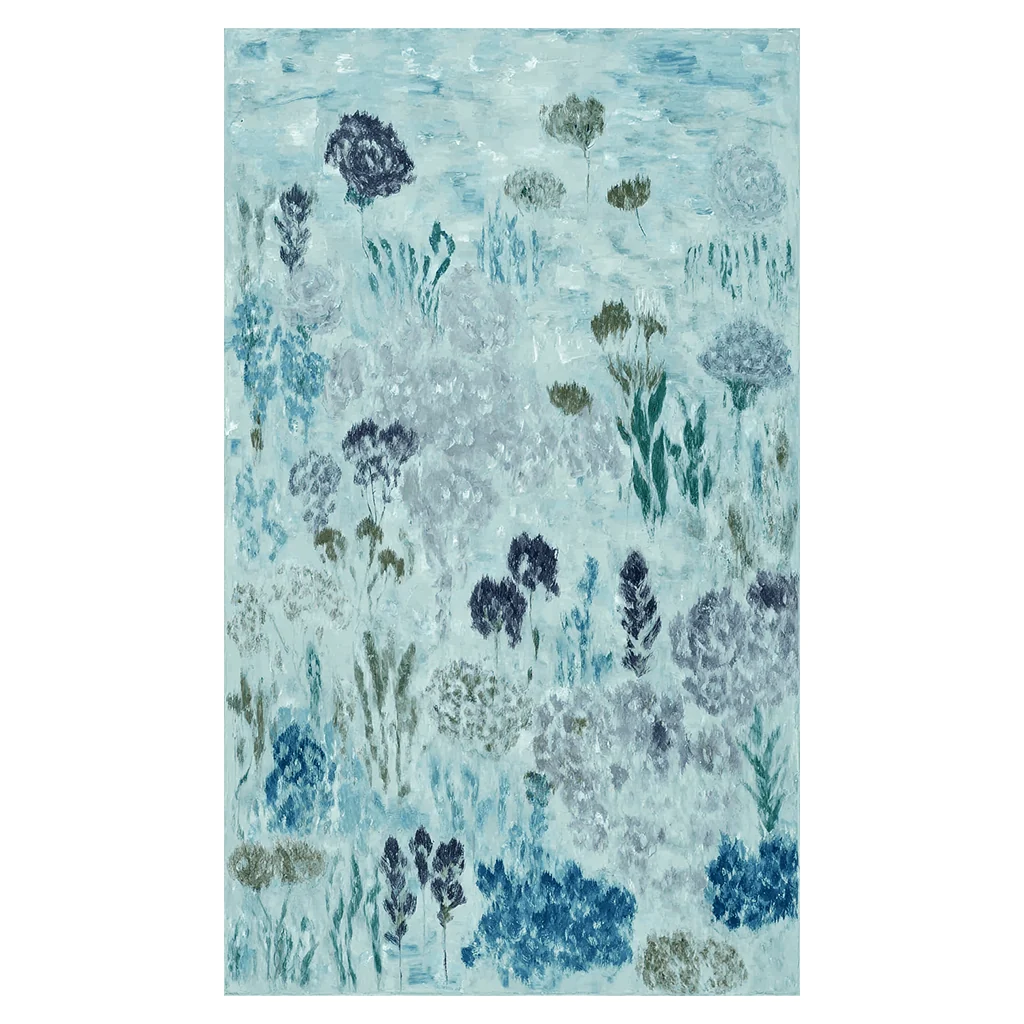 Wildflower Linen (Blue) - Tapestry - Image 4