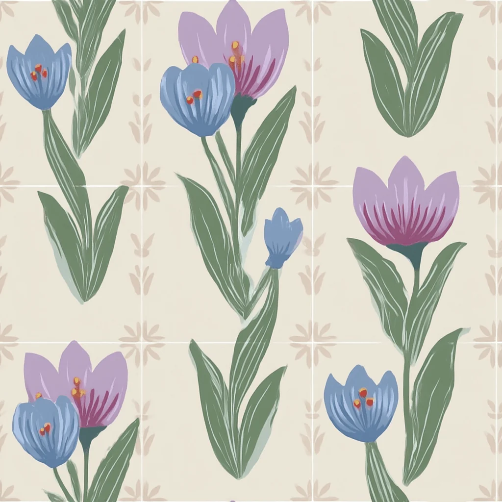 Wildflower Sketch Wallpaper