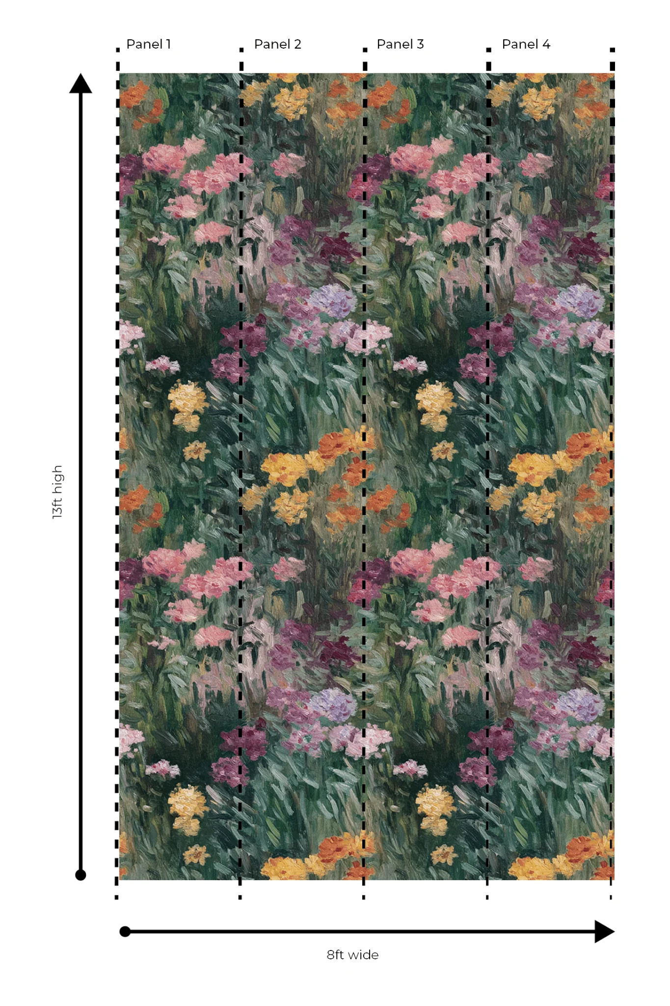 Wildflowers - Wall Mural - Image 3