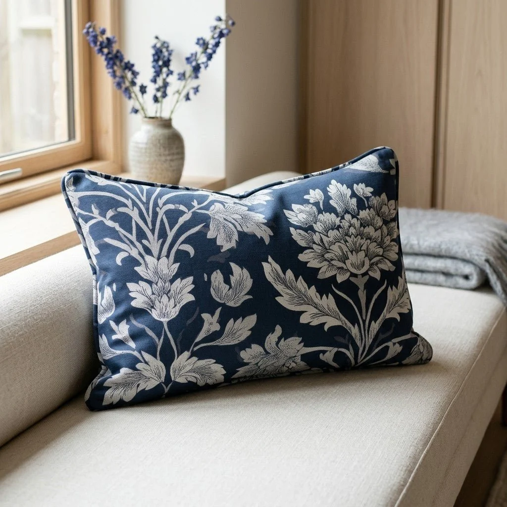 Windsor Bloom Throw Pillow - Image 3