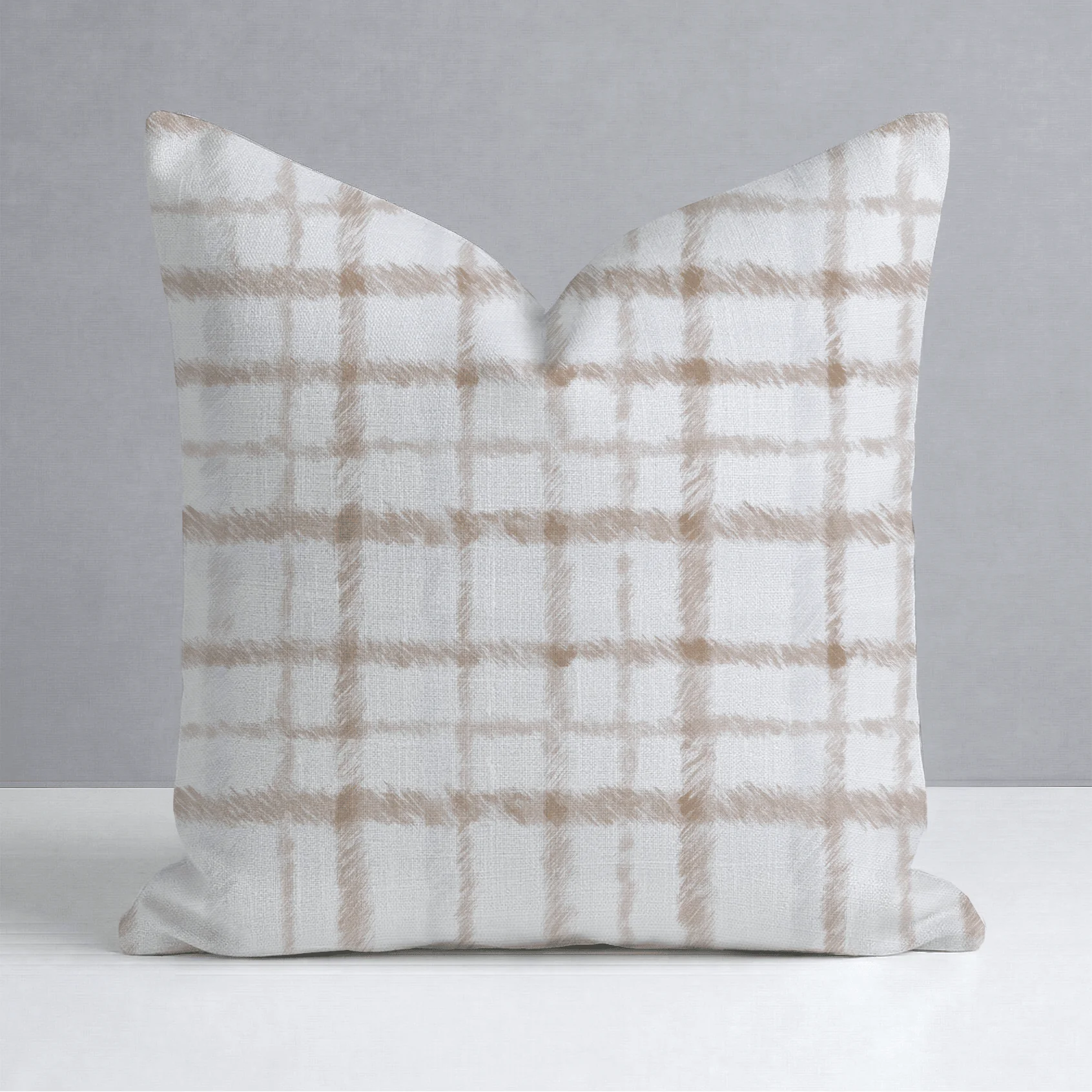 Windsor Grid Throw Pillow - Image 8