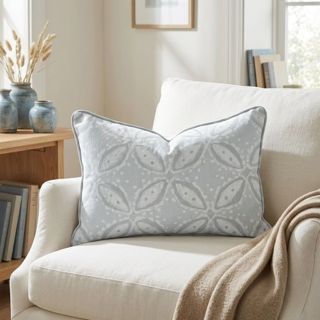 Winter Lace Throw Pillow - Image 3
