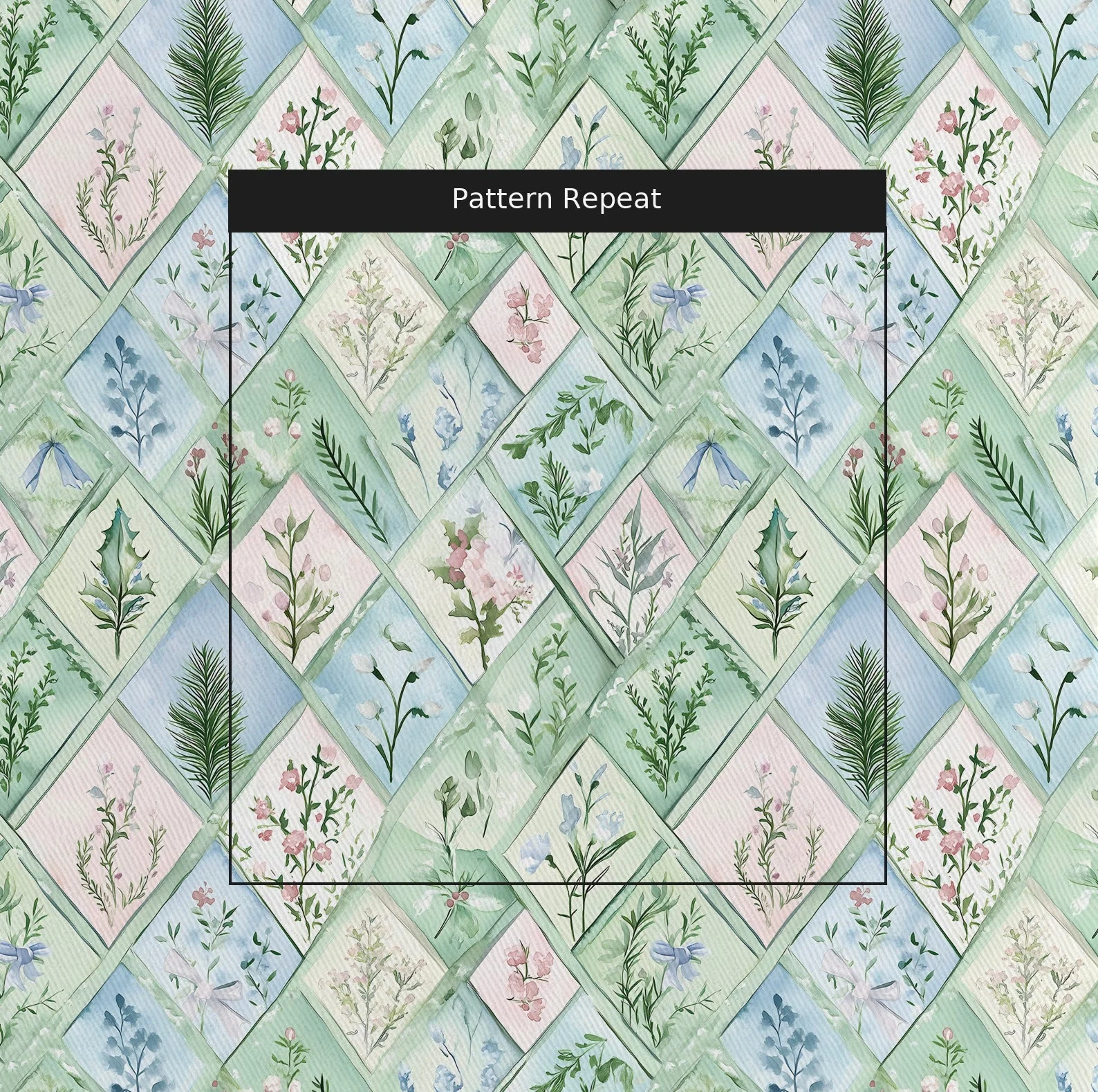Winter's Patchwork - Fabric - Image 2