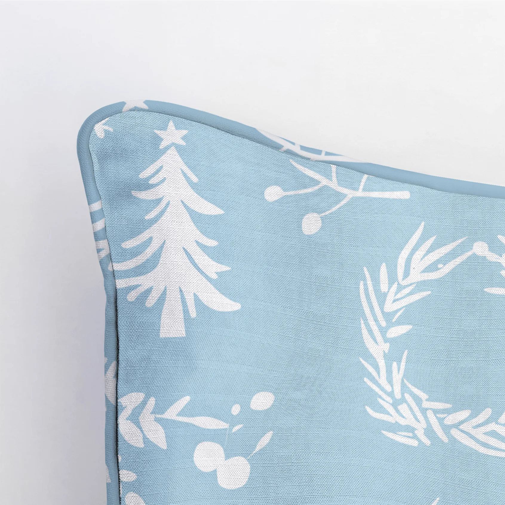 Winter Wreath Throw Pillow - Image 4