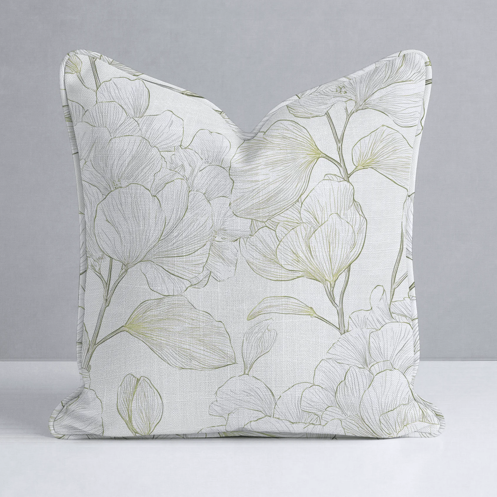Yellow Hue Hydrangea Throw Pillow - Image 14
