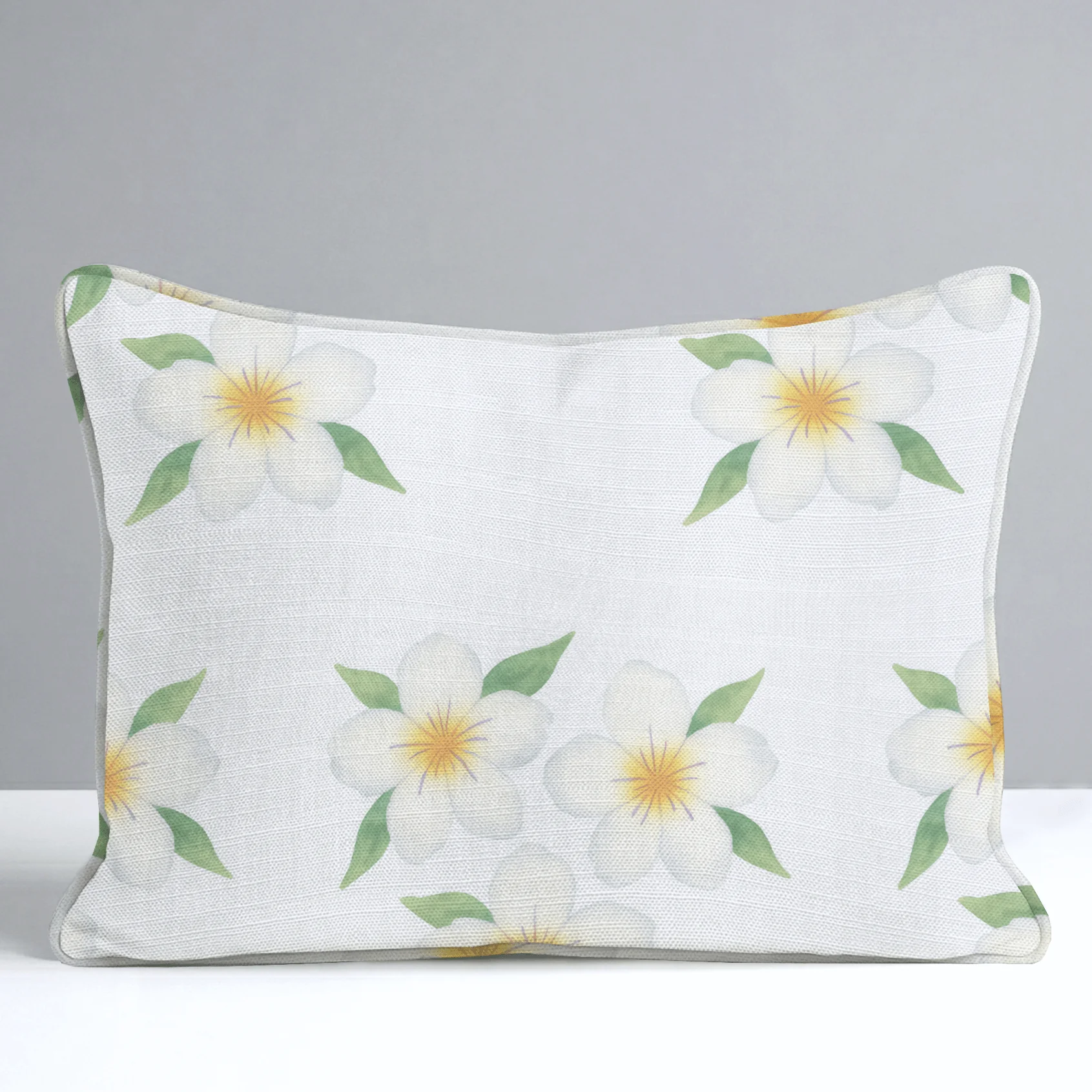 Yellow Sprouts Throw Pillow - Image 7